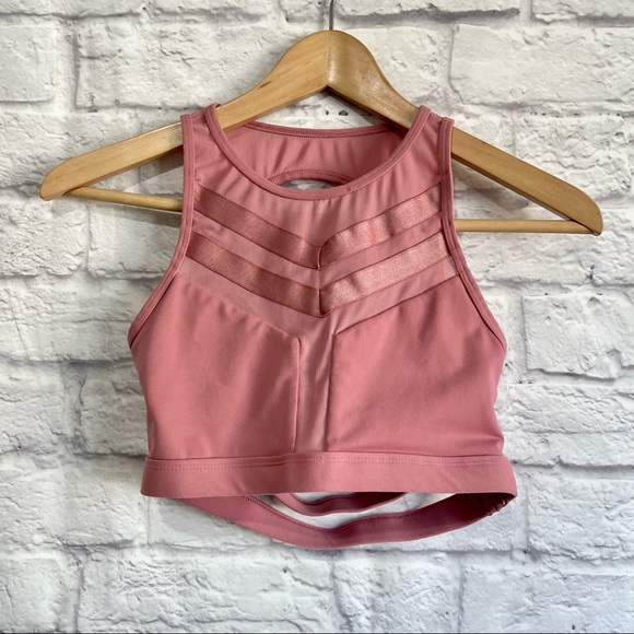 QUEENIE KE Dusty Rose Pink Sports Bra - Picture 2 of 7